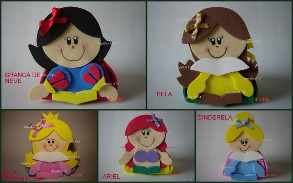 PORTA BOMBOM PRINCESAS